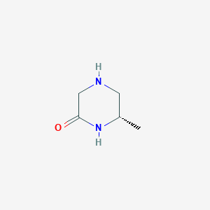 molecular formula C5H10N2O B1395856 (S)-6-Methylpiperazin-2-one CAS No. 323592-68-3