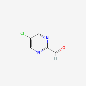 molecular formula C5H3ClN2O B1395857 5-Chloropyrimidine-2-carbaldehyde CAS No. 944900-20-3