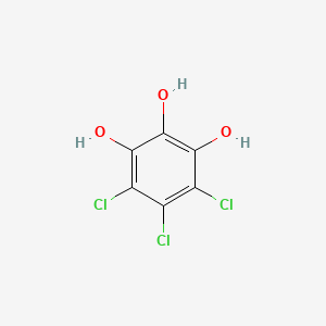molecular formula C6H3Cl3O3 B13958595 Trichloropyrogallol CAS No. 56961-21-8