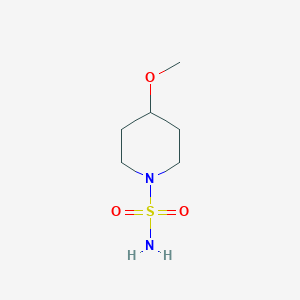 molecular formula C6H14N2O3S B13958628 4-Methoxypiperidine-1-sulfonamide 