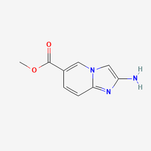 molecular formula C9H9N3O2 B1395866 Methyl 2-aminoimidazo[1,2-a]pyridine-6-carboxylate CAS No. 885272-05-9