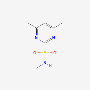 molecular formula C7H11N3O2S B13958719 N,4,6-trimethylpyrimidine-2-sulfonamide 