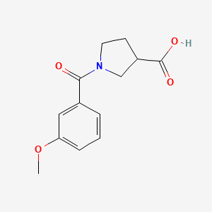 1-(3-Methoxybenzoyl)pyrrolidine-3-carboxylic acid
