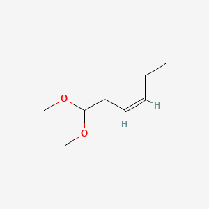 molecular formula C8H16O2 B13958739 3-Hexene, 1,1-dimethoxy-, (3Z)- CAS No. 55444-65-0
