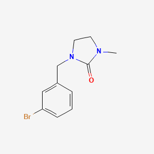 molecular formula C11H13BrN2O B1395874 1-(3-溴苄基)-3-甲基咪唑烷-2-酮 CAS No. 950577-10-3