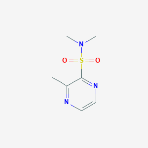 molecular formula C7H11N3O2S B13958745 N,N,3-trimethylpyrazine-2-sulfonamide 