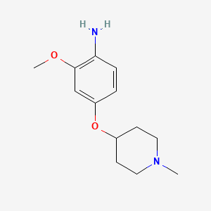 2-Methoxy-4-((1-methylpiperidin-4-yl)oxy)aniline
