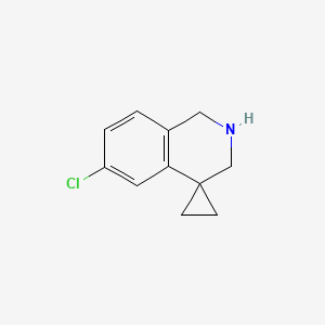 6'-chloro-2',3'-dihydro-1'H-spiro[cyclopropane-1,4'-isoquinoline]