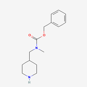 molecular formula C15H22N2O2 B1395885 Benzyl methyl(piperidin-4-ylmethyl)carbamate CAS No. 746578-71-2