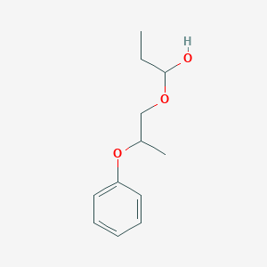 molecular formula C12H18O3 B13958891 Propanol, (methyl-2-phenoxyethoxy)- 