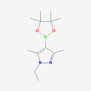 1-ethyl-3,5-dimethyl-4-(4,4,5,5-tetramethyl-1,3,2-dioxaborolan-2-yl)-1H-pyrazole