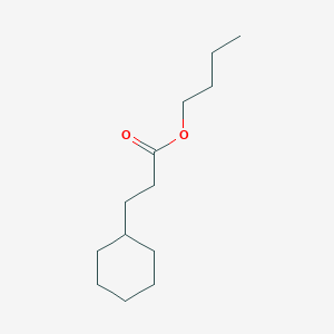 molecular formula C13H24O2 B13958982 Butyl 3-cyclohexylpropanoate CAS No. 60784-55-6