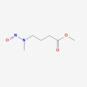 molecular formula C6H12N2O3 B013959 Methyl 4-[methyl(nitroso)amino]butanoate CAS No. 51938-17-1