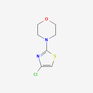 molecular formula C7H9ClN2OS B1395908 4-(4-氯噻唑-2-基)吗啉 CAS No. 848841-68-9