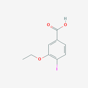 molecular formula C9H9IO3 B1395909 3-乙氧基-4-碘苯甲酸 CAS No. 933672-16-3
