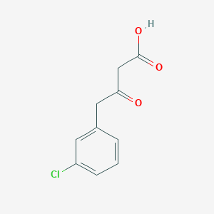 molecular formula C10H9ClO3 B1395910 3-氧代-4-(3-氯苯基)丁酸 CAS No. 1987320-52-4