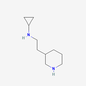 molecular formula C10H20N2 B13959105 N-(2-(piperidin-3-yl)ethyl)cyclopropanamine 