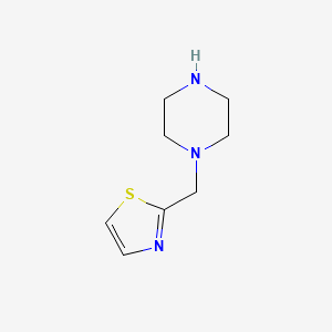 molecular formula C8H13N3S B1395912 2-(piperazin-1-ylmethyl)thiazole CAS No. 885699-90-1