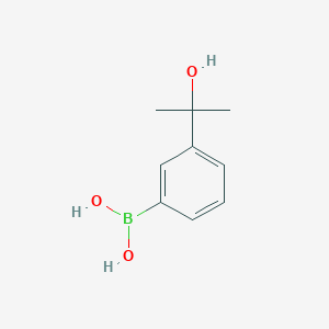 molecular formula C9H13BO3 B1395914 (3-(2-Hydroxypropan-2-yl)phenyl)boronic acid CAS No. 955369-43-4