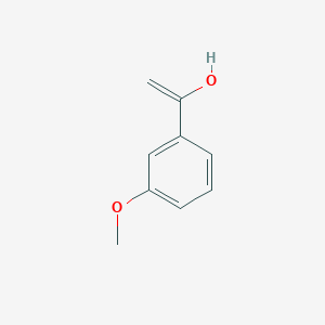 molecular formula C9H10O2 B13959226 1-(3-Methoxyphenyl)ethen-1-ol CAS No. 215457-55-9