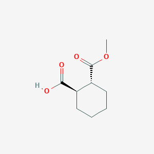 molecular formula C9H14O4 B1395926 (1R,2R)-2-(甲氧羰基)环己烷羧酸 CAS No. 96894-64-3