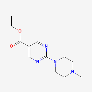 Ethyl 2-(4-methylpiperazin-1-yl)pyrimidine-5-carboxylate