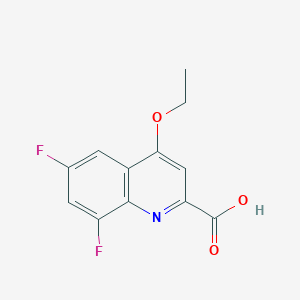 4-Ethoxy-6,8-difluoroquinoline-2-carboxylic acid