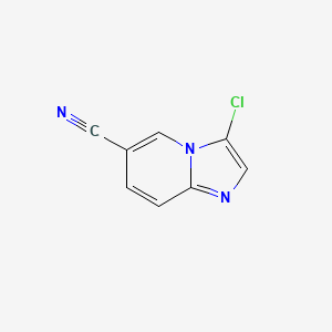 3-Chloroimidazo[1,2-a]pyridine-6-carbonitrile
