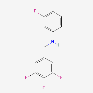 3-Fluoro-N-(3,4,5-trifluorobenzyl)aniline
