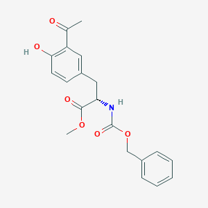 molecular formula C20H21NO6 B139594 3-Acetyl-N-benzyloxycarbonyl-L-tyrosine Methyl Ester CAS No. 110774-03-3