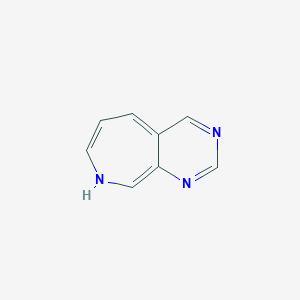 molecular formula C8H7N3 B13959415 8H-pyrimido[4,5-c]azepine CAS No. 62376-38-9