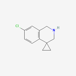 7'-chloro-2',3'-dihydro-1'H-spiro[cyclopropane-1,4'-isoquinoline]
