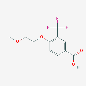 4-(2-Methoxyethoxy)-3-(trifluoromethyl)benzoic acid
