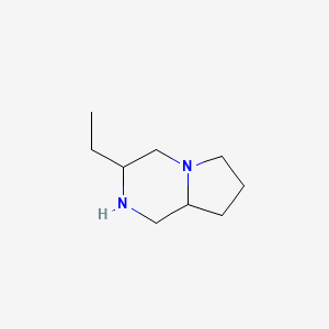 3-Ethyl-octahydropyrrolo[1,2-a]piperazine