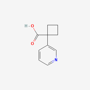 1-(Pyridin-3-YL)cyclobutane-1-carboxylic acid