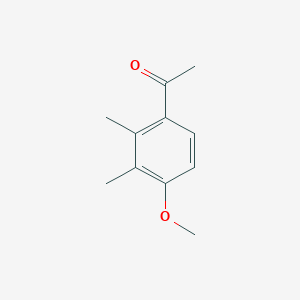 molecular formula C11H14O2 B1395960 1-(4-Methoxy-2,3-dimethylphenyl)ethanone CAS No. 41068-27-3
