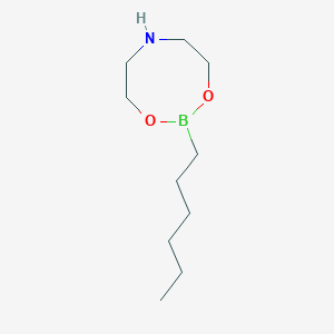 2-Hexyl-1,3,6,2-dioxazaborocane