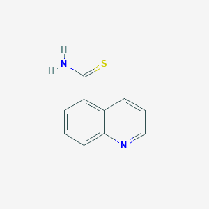 molecular formula C10H8N2S B1395965 Quinoline-5-carbothioamide CAS No. 855763-66-5