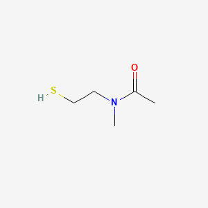 molecular formula C5H11NOS B13959725 N-methyl-N-(2-sulfanylethyl)acetamide CAS No. 63950-94-7