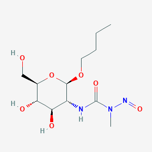 molecular formula C12H23N3O7 B13959758 beta-Butylstreptozotocin CAS No. 53347-37-8