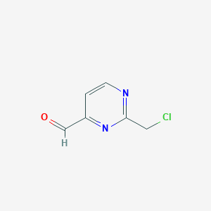 2-(Chloromethyl)pyrimidine-4-carbaldehyde