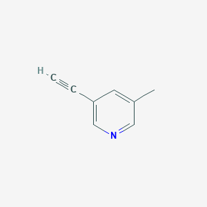 molecular formula C8H7N B1396010 3-Ethynyl-5-methylpyridine CAS No. 30413-53-7