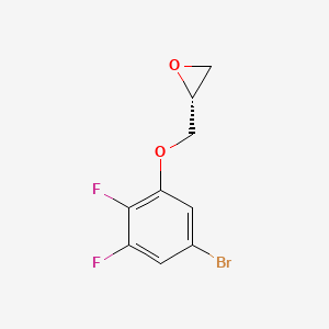 molecular formula C9H7BrF2O2 B1396013 (R)-2-((5-Bromo-2,3-difluorophenoxy)methyl)oxirane CAS No. 702687-42-1