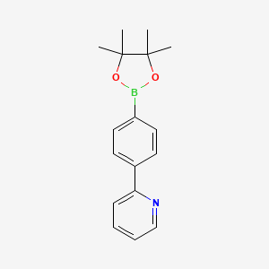 molecular formula C17H20BNO2 B1396016 4-(2-Pyridinyl)phenylboronic acid pinacol ester CAS No. 908350-80-1