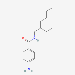 molecular formula C15H24N2O B13960161 4-Amino-N-(2-ethylhexyl)benzamide CAS No. 51120-01-5