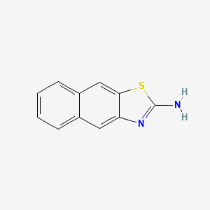 molecular formula C11H8N2S B13960234 Naphtho[2,3-D]thiazol-2-amine CAS No. 39608-20-3