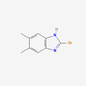 molecular formula C9H9BrN2 B1396028 2-bromo-5,6-dimethyl-1H-benzo[d]imidazole CAS No. 1189164-12-2