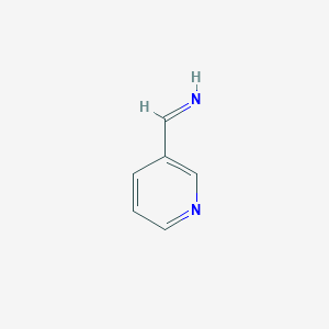 B139603 3-Pyridinemethanimine CAS No. 154394-30-6