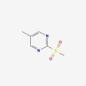 molecular formula C6H8N2O2S B1396043 5-Methyl-2-(methylsulfonyl)pyrimidine CAS No. 38275-45-5