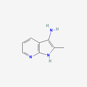 molecular formula C8H9N3 B1396053 2-methyl-1H-Pyrrolo[2,3-b]pyridin-3-amine CAS No. 936243-44-6